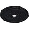 Ekena Millwork Attica with Rose Ceiling Medallion (Canopies up to 4 1/2"), 26"OD x 3 3/4"ID x 1 1/2"P, Steel Gray CM26ATSGS - alternate 2